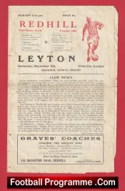 Redhill v Leyton 1940s ?