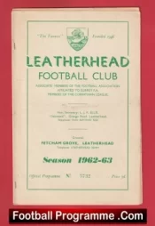 Leatherhead v Farncombe 1963 – FA Amateur Cup