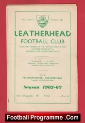 Leatherhead v Farncombe 1963 – FA Amateur Cup