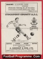 Stockport County v Oldham Athletic 1951