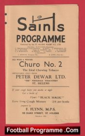  St Helens Rugby v Rochdale 1960 - Rugby Programmes Football Programme .COM Football Programmes Memorabilia