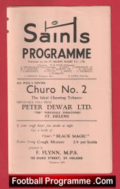  St Helens Rugby v Oldham 1960 - Rugby Programmes Football Programme .COM Football Programmes Memorabilia