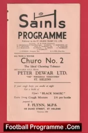 St Helens Rugby v Liverpool City 1960 – Rugby Programmes