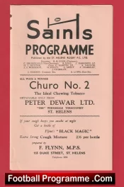 St Helens Rugby v Liverpool City 1960 – Rugby Programmes