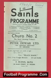 St Helens Rugby v Liverpool City 1960 – Rugby Programme