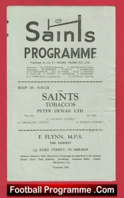 St Helens Rugby v Wigan 1956 – Rugby Programme