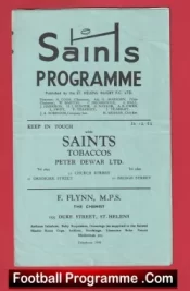 St Helens Rugby v Wigan 1952 – Rugby Programmes