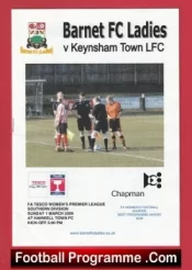 Barnet Ladies v Keynsham Town 2009 – Womens Football