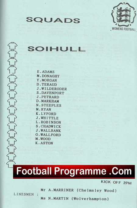 Aston Villa Ladies v Solihull 1994 - Womens Football - Image 4