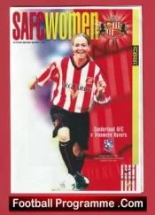 Sunderland Ladies v Tranmere Rovers 2001 – Womens Football