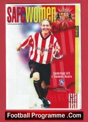  Sunderland Ladies v Tranmere Rovers 2001 - Womens Football Football Programme .COM Football Programmes Memorabilia