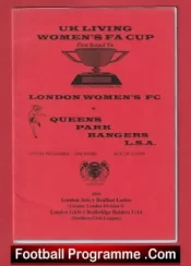London Ladies v Queens Park Rangers 1997 – Womens Football