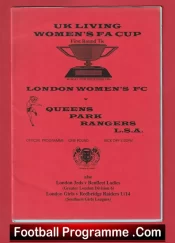 London Ladies v Queens Park Rangers 1997 – Womens Football