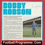 Ipswich Town Football Club Bobby Robson Autograph Signed Picture