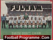  Fulham Football Club Multi Autographed Signed Picture 1976 + Bobby Moore Football Programme .COM Football Programmes Memorabilia