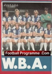 West Bromwich Abion Football Club Multi Autographed Signed 1975 Bryan Robson