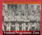 Newport County Football Club Multi Autographed Signed 1960
