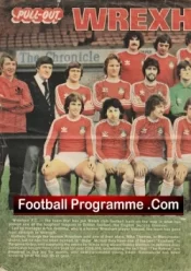 Wrexham Football Club Multi Autographed Signed 1978