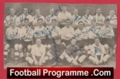 Derby County Football Club Multi Autographed Signed 1952 1953