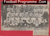 Stoke City Football Club Multi Autographed Signed 1956 1957