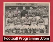 Charlton Athletic Football Club Multi Autographed Signed 1953 1954