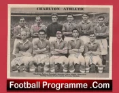 Charlton Athletic Football Club Multi Autographed Signed 1953 1954