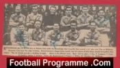 Bristol City Football Club Multi Autographed Signed 1956 1957