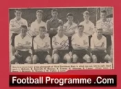 Bury Football Club Multi Autographed Signed 1957 1958