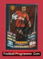 Manchester United Nani Autographed Signed Football Card Man Utd