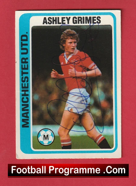  ✅Manchester United Alex Forsyth Autograph Signed Football Card Man Utd Manchester United Alex Forsyth Autograph Signed Football Card Man Utd Football Programme .COM Football Programmes Memorabilia Football Programme .COM Football Programmes Memorabilia