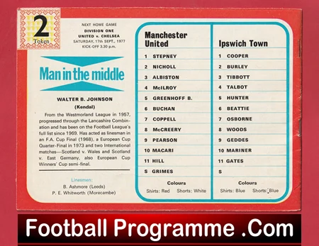 Manchester United v Ipswich Town 1977 - Image 3