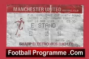Manchester United v Nottingham Forest 1989 – FA Cup Match Ticket