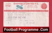 Sheffield United v Manchester United 1993 Ticket – Champions