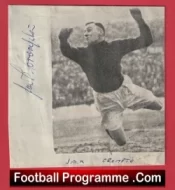 Manchester United Jack Crompton Signed Autograph Man Utd Goalie 1940s