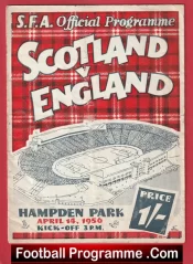 Scotland v England 1956 – Inc Duncan Edwards