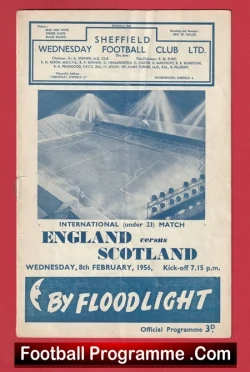  ✅Scotland v England 1956 – Inc Duncan Edwards Scotland v England 1956 Plus Duncan Edwards Football Programme .COM Football Programmes Memorabilia Football Programme .COM Football Programmes Memorabilia