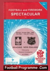 Reading v New Zealand 1984 – Football + George Best