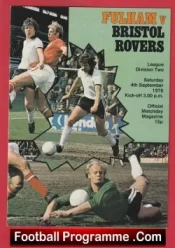Fulham v Bristol Rovers 1976 – George Best Debut + Bobby Moore