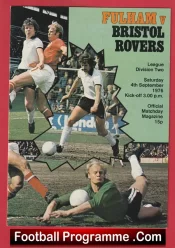 Fulham v Bristol Rovers 1976 – George Best Debut + Bobby Moore
