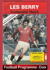 Les Berry Testimonial Benefit Match Charlton 1984 + George Best
