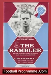 Cobh Ramblers v Millwall 1990 – Friendly Match Ireland