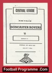 Doncaster Rovers v Barnsley 1988 – Reserves Match