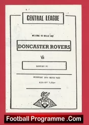 Doncaster Rovers v Barnsley 1988 – Reserves Match