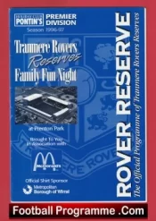 Tranmere Rovers v Oldham Athletic 1996 – Reserves Match