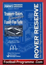 Tranmere Rovers v Oldham Athletic 1996 – Reserves Match