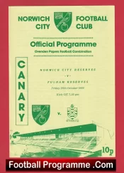 Norwich City v Fulham 1990 – Reserves Match