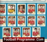 Aberdeen Alex Ferguson Signed Autographed Sticker Sheet 1980s