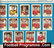 Aberdeen Alex Ferguson Signed Autographed Sticker Sheet 1980s