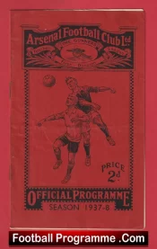 Arsenal v Blackpool 1937 – 1930’s Football Programmes