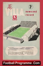 Aston Villa v Manchester United 1954 – Busby Babes + Reserves